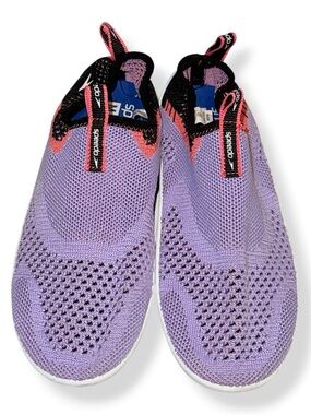 Speedo Junior Girls' Surf Strider Water Shoe, Lavender/Pink 2/3Y